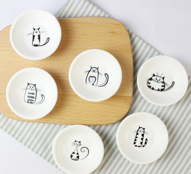 Tiny Cute Cat Plates