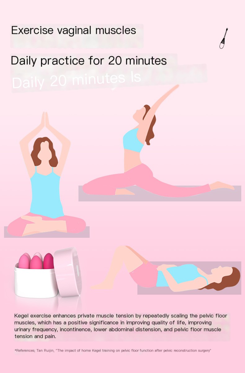 Women shrinking ball erotic products postpartum recovery silicone female appliances shrinking tightening shrinking ball, tightening shrinking ball, educational toys