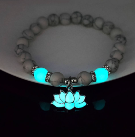 Glowing Lotus Energy Bracelet