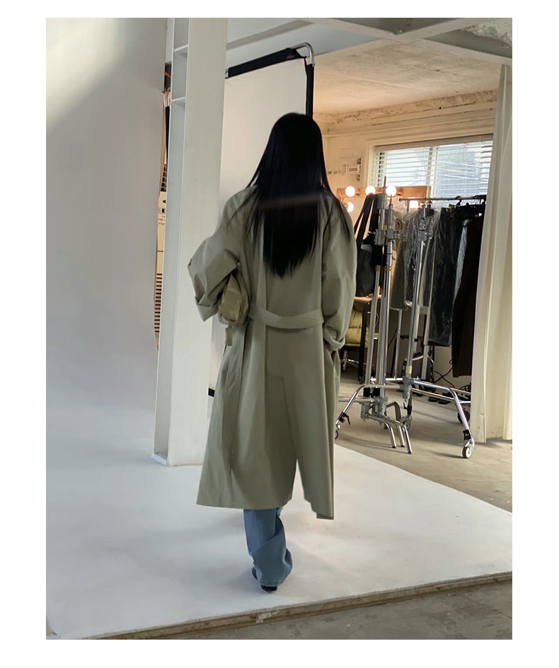 Women's Fashion Lapel Trench Coat