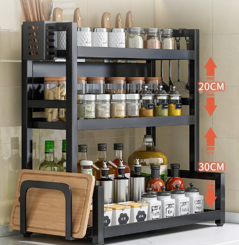 Kitchen Condiment Storage Rack 2