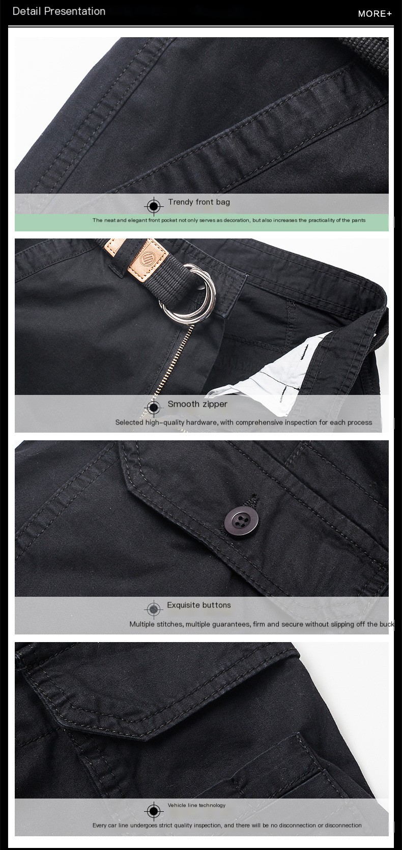 Multi-Pocket Work Shorts 9