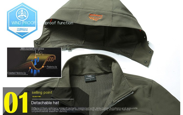 Shark Skin Tactical Softshell Jacket - Image 2