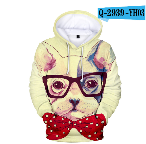 3D Animal Print Hoodie 4