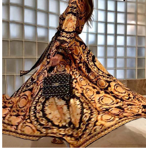 Retro Floral Dress Image 4