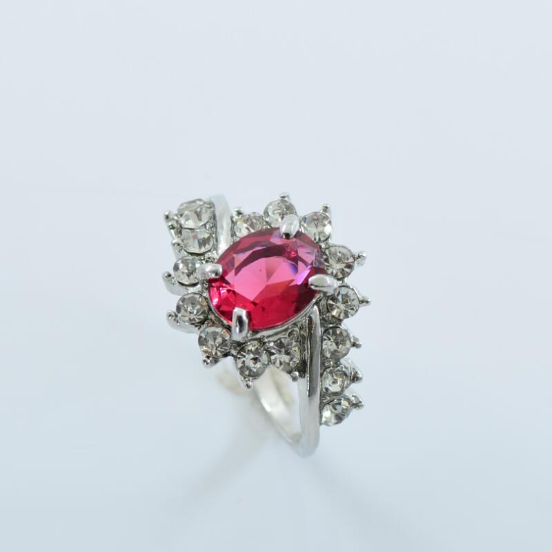 Zircon Ring with Ruby