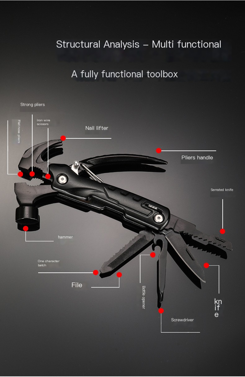 Black Multi-Function Hammer Image 4