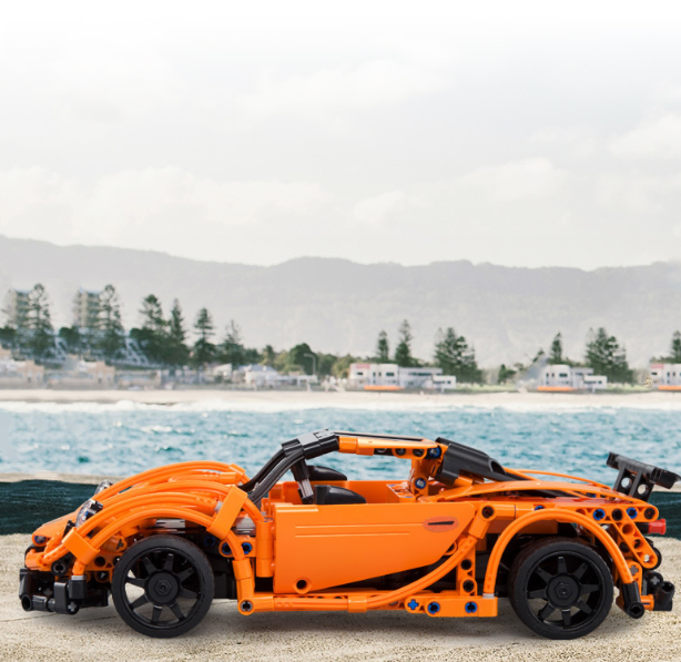 Assembled Race Car
