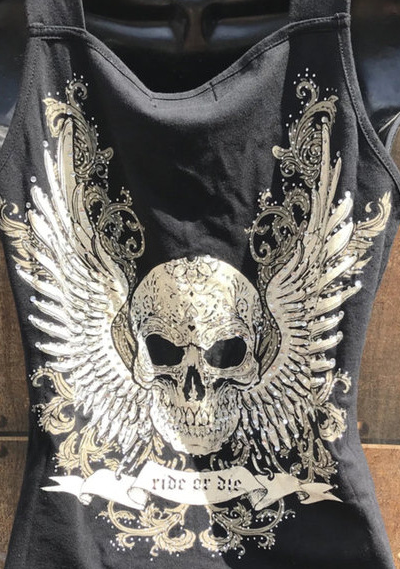 Skull Tank Top Lifestyle Image