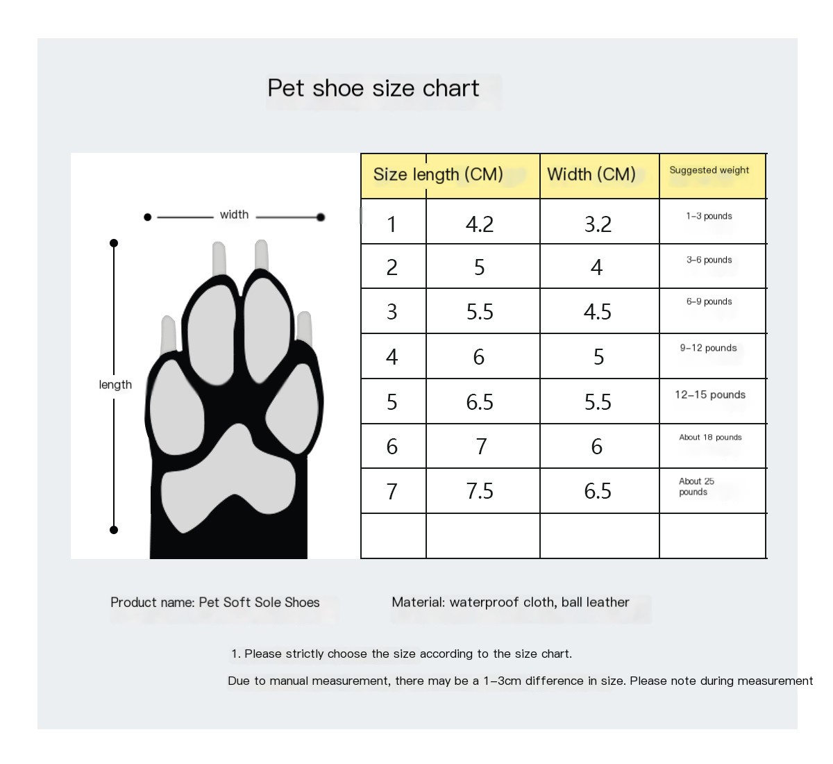 Pet Shoe Foot Covers