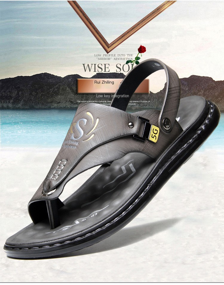 Beach Sandals - Gray