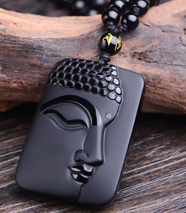 Natural Obsidian Pendant 6