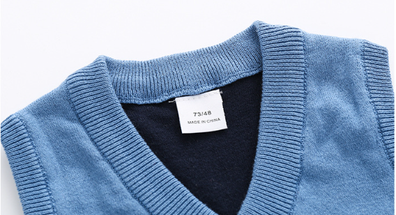 Baby's Knitted Vest Autumn and Winter Wool Vest Male Baby's Outgoing Clothing Baby's Wool Vest Children's Knitted Vest