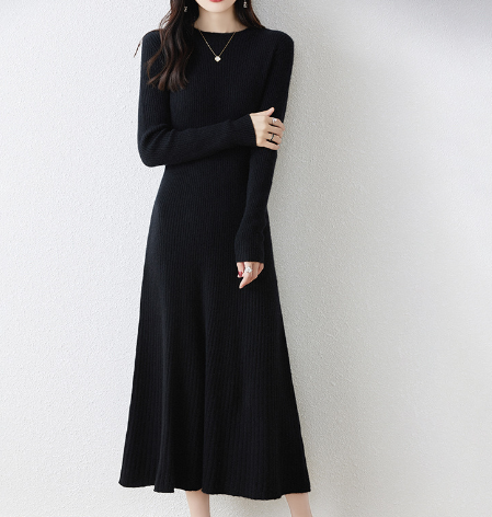 Wool Dress Back View