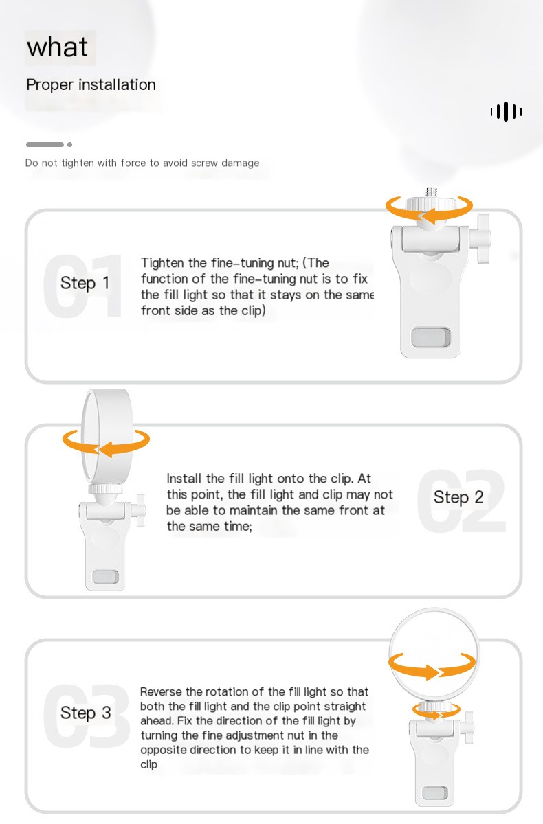Mini Fill Light - Usage