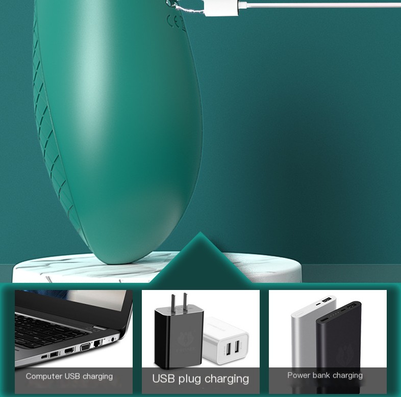 S337 Sweet Nectar Vibrating Wand - Dark Green