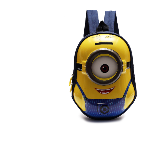 3D Hard Shell Children’s Backpack - Minion Theme