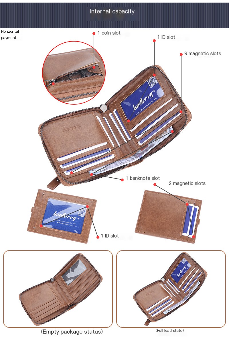 Men's Short Wallet - Purple 02