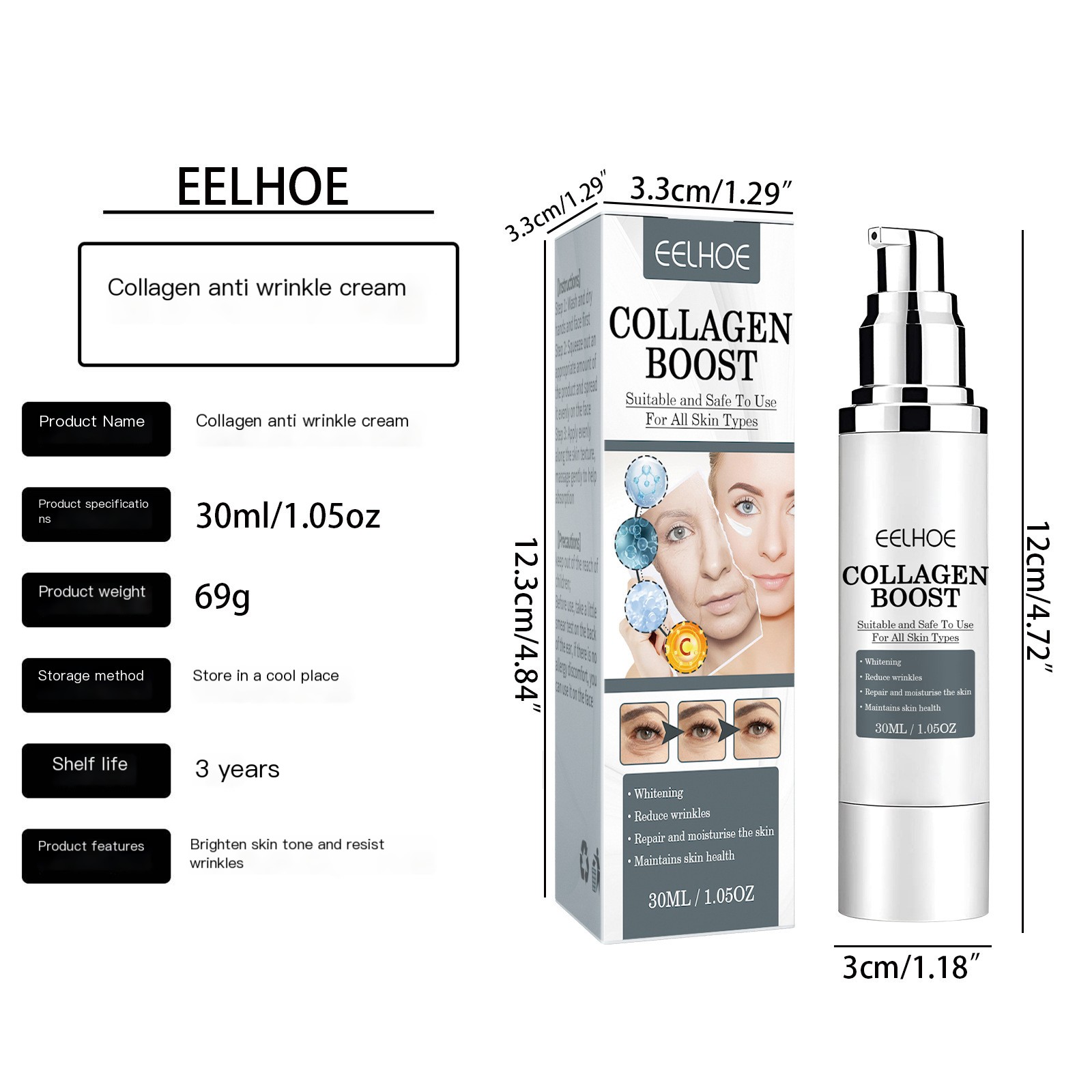 EELHOE Collagen Anti-Wrinkle Cream