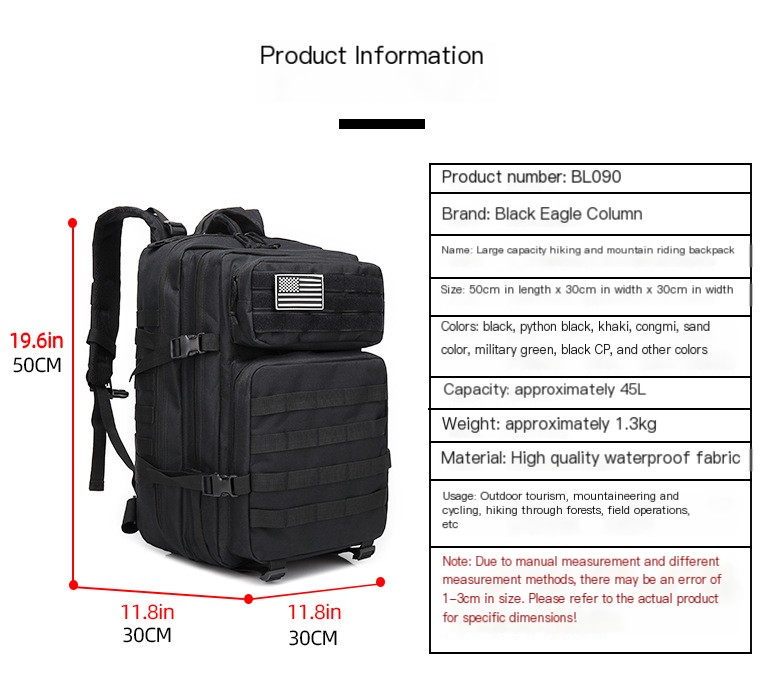 Outdoor Mountaineering Bag