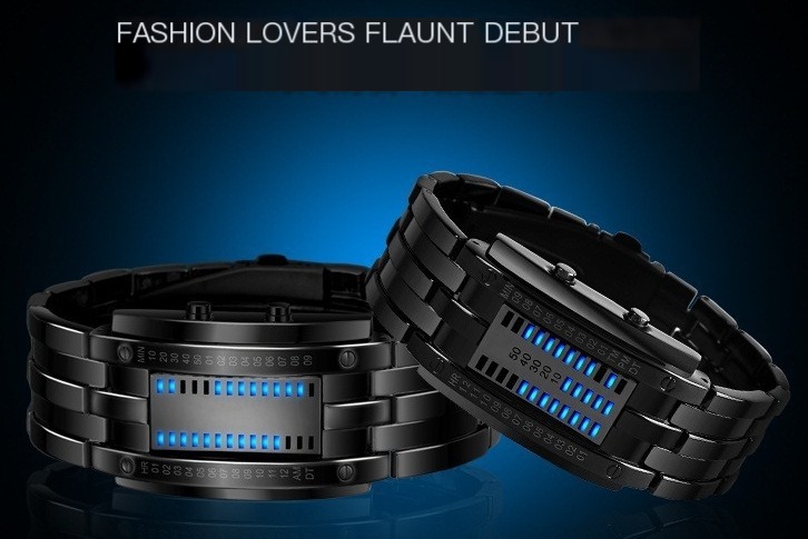Fashionable LED Waterproof Watch 2
