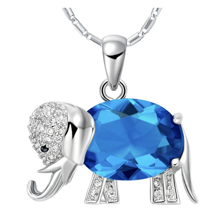 Crystal Elephant Pendant Image 1