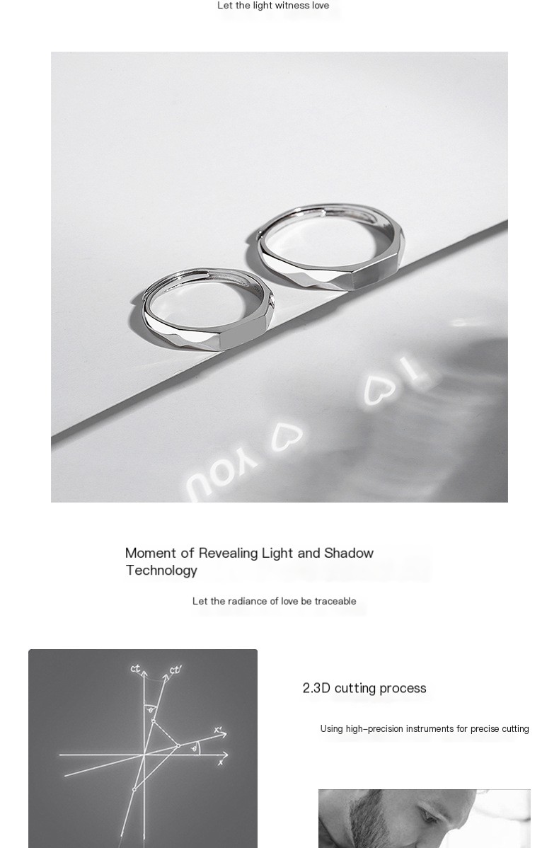 Light Sculpted Ring 3