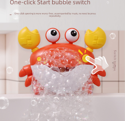 Crab Bubble Machine in Action