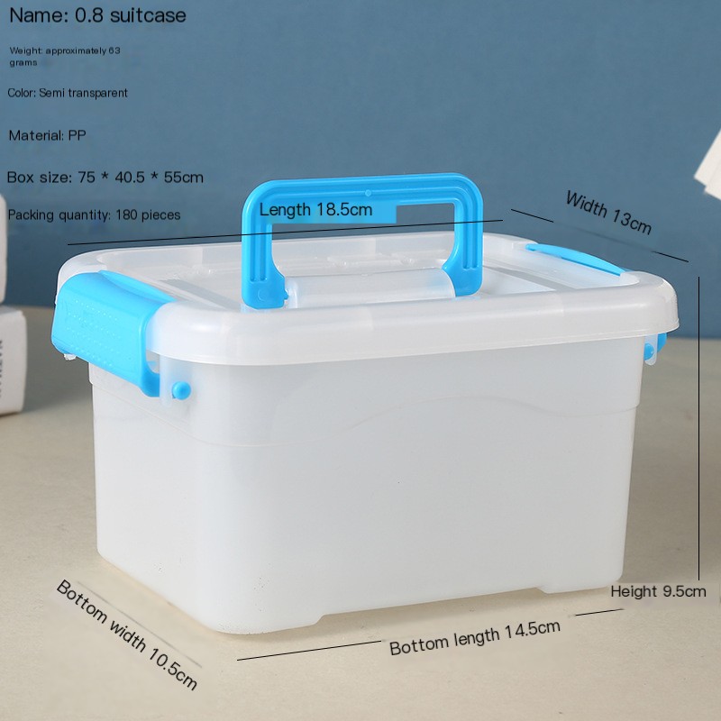 Aqua Fairy Storage Box in translucent
