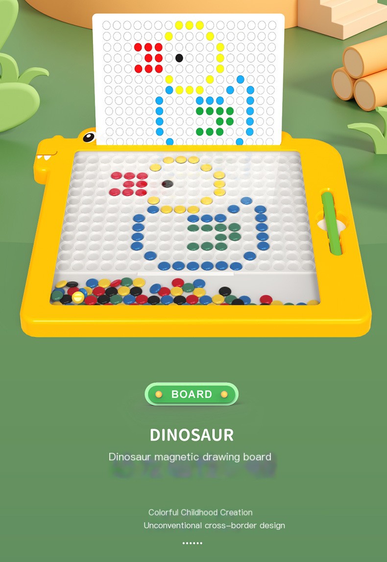 Dinosaur Magnetic Drawing Board Image 2