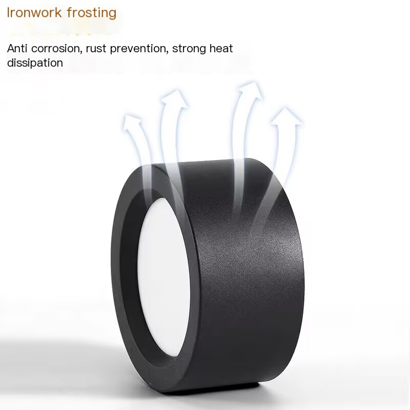 Open-mounted Downlight led ceiling lamp spotlight entrance hall entrance lamp balcony corridor lamp aisle lamp white shell black shell Downlight