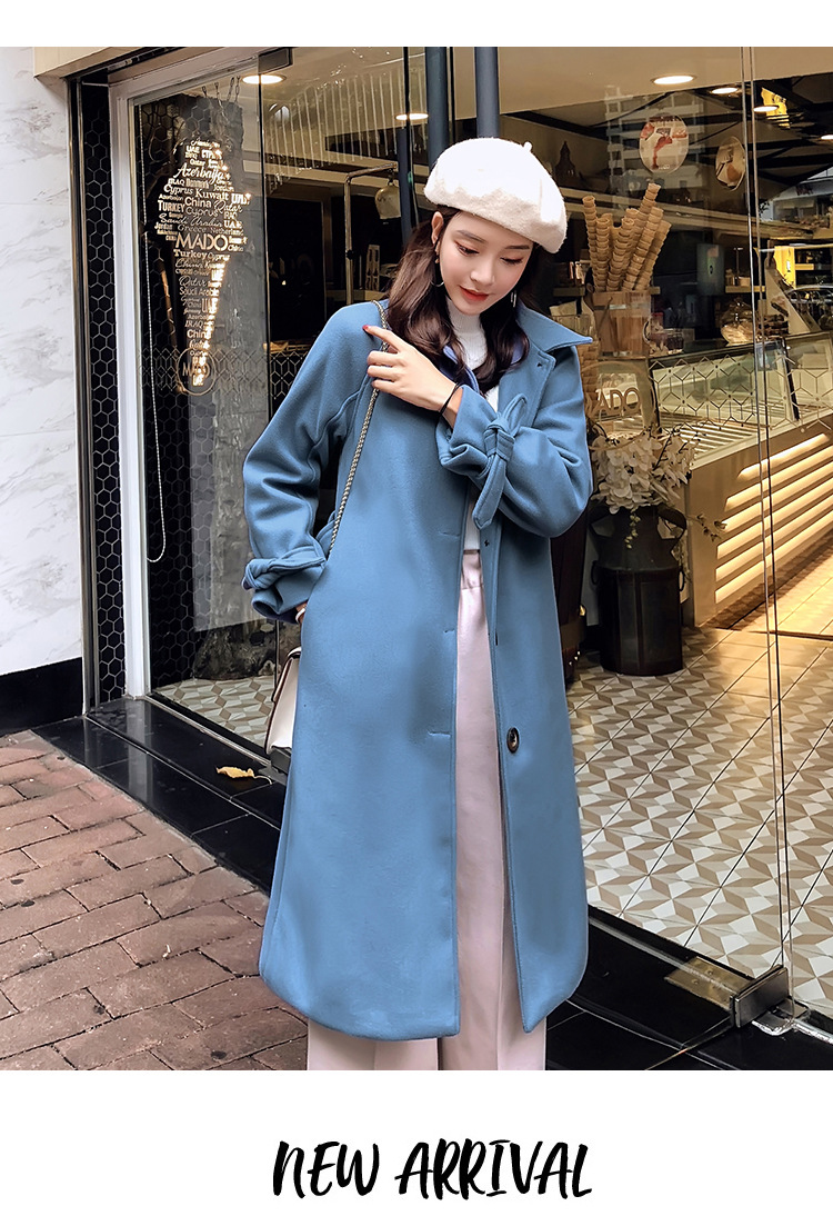 Medium Length Woolen Jacket Image 3