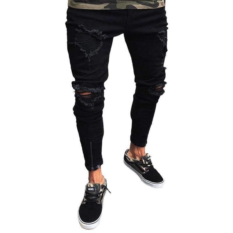 Stylish Ripped Detail