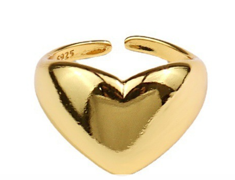 Adjustable Heart Ring - Image 3