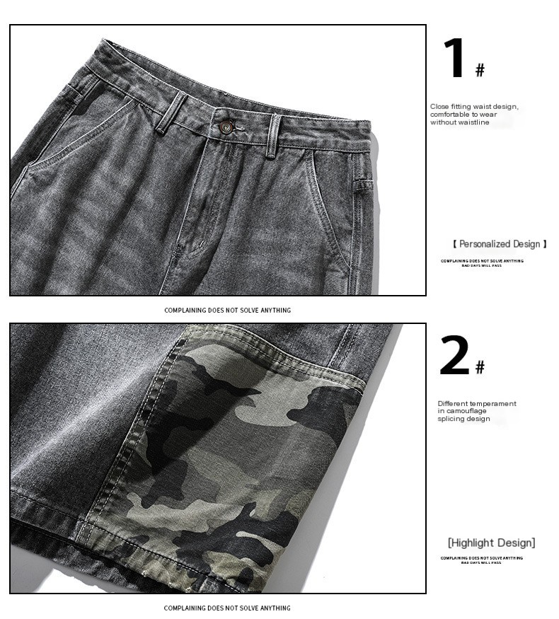 Camouflage Overalls Shorts 12