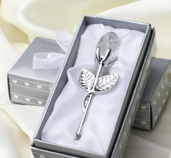 Crystal Rose Flower Pendant 2