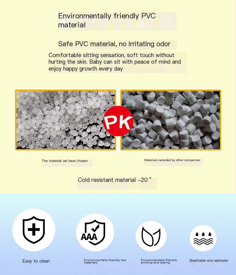 Flying saucer inflatable baby learning chair sofa pvc material baby learning to sit artifact factory spot