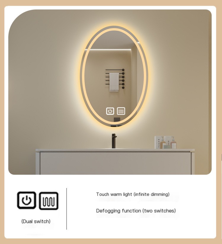 Smart Mirror with LED Lighting