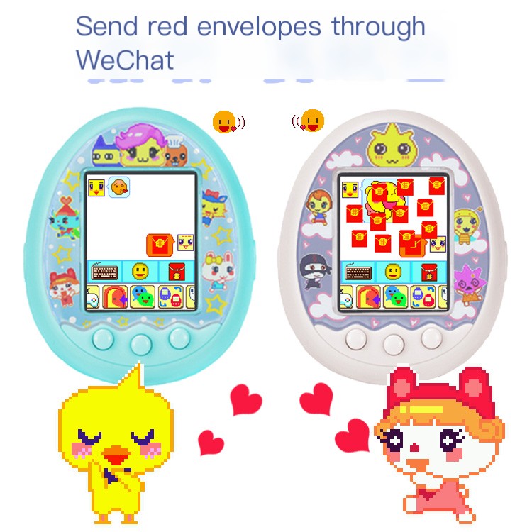 Puzzle Handheld Game Console Blue