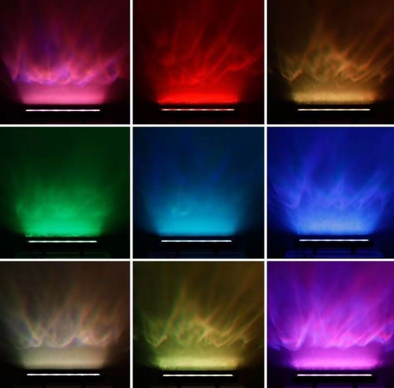 3D Dynamic Water Ripple Wall Wash Light