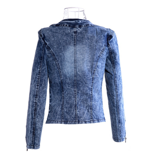 Jeans Jacket with Gemstones Image 3