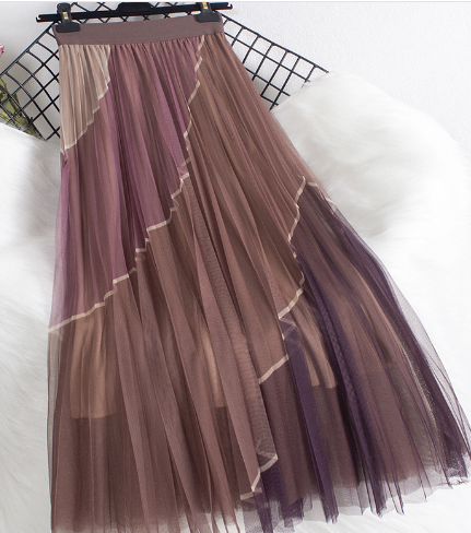 Top Panel Mesh Skirt Set Image 3