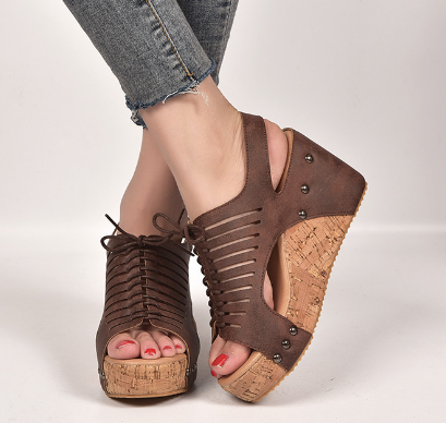 Fish Mouth Roman Sandals