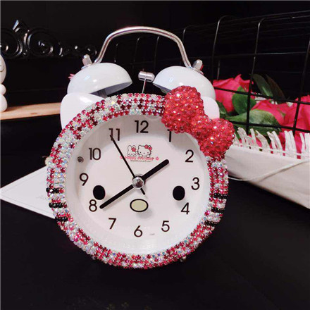 kt cat cartoon diamond alarm clock image
