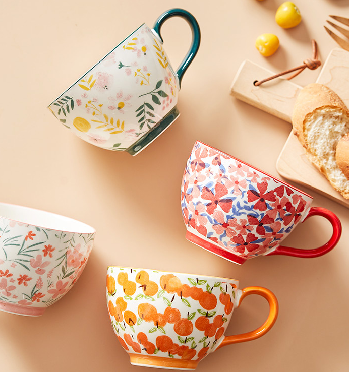 Ceramic Breakfast Cup Image 1