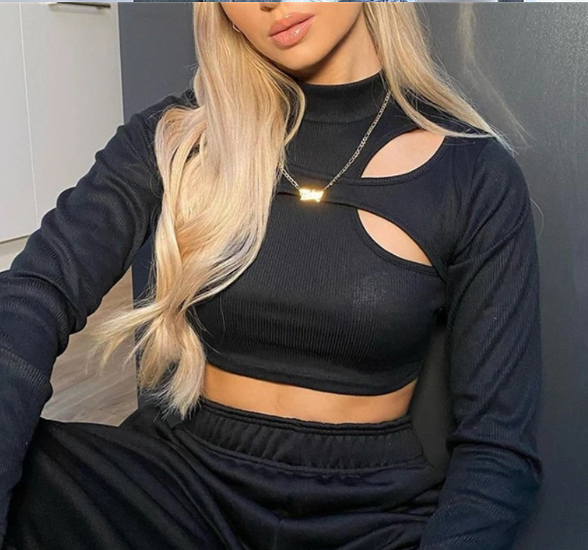 Pullover Crop Top Image 3
