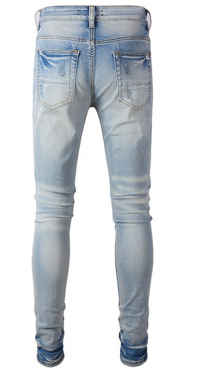 Ripped Patch Jeans Style 5