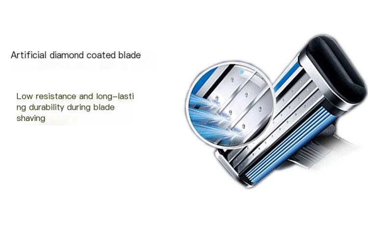 Three-layer razor blade