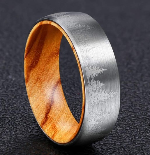 Elegant Tungsten Ring