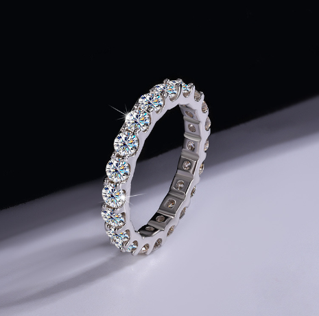 Moissanite Diamond Ring
